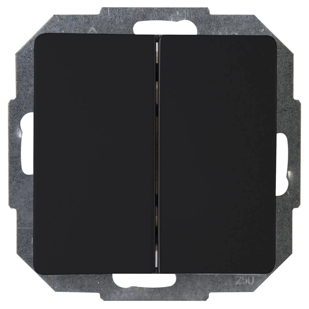 Serieschakelaar Paris zwart