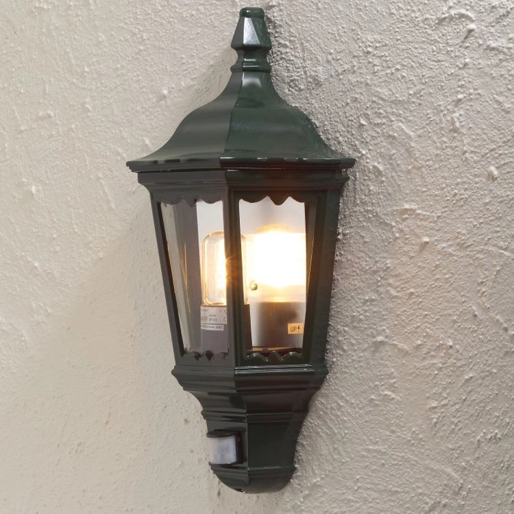 Groene buitenlamp Firenze met bewegingsmelder KonstSmide 7318307230604
