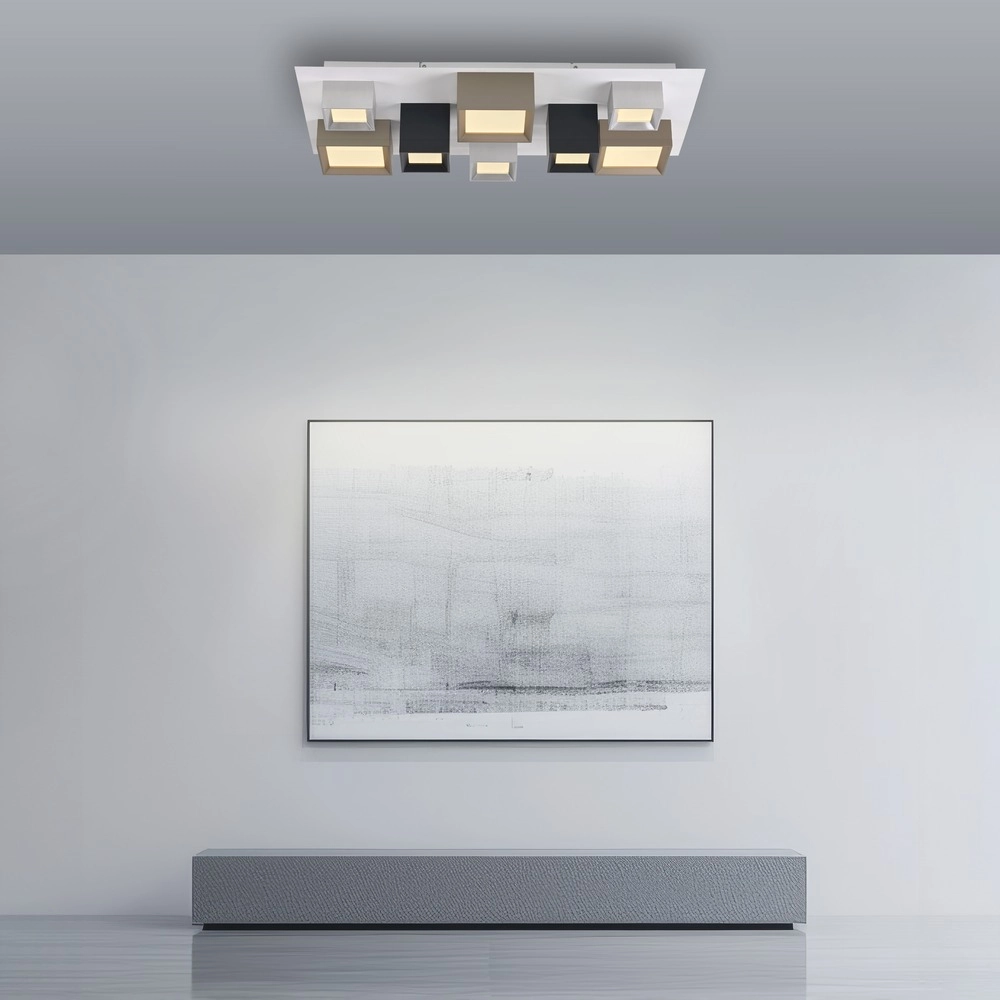 Led plafondlamp Pure Manhattan 8-lichts Paul Neuhaus 4012248396896