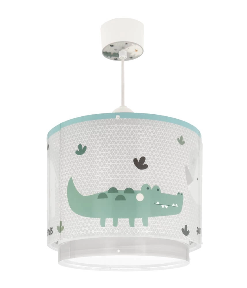 Kinderkamer hanglamp Rhino & Croco Ø 26cm Dalber 8420406606224