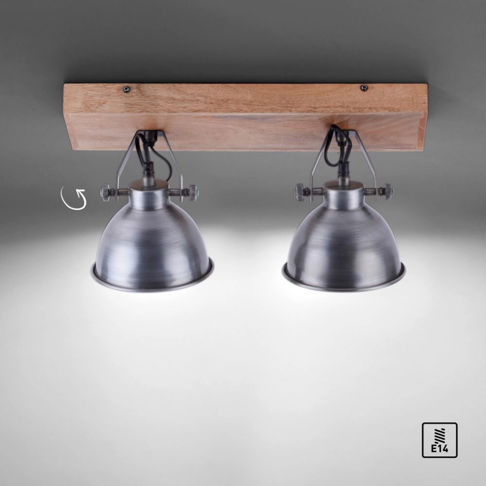 Plafondlamp Samia 2-lichts Just Light 4043689957377