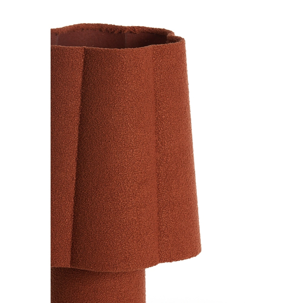 Schemerlamp Musaby organische vorm - terracotta Light & Living 8717807784263