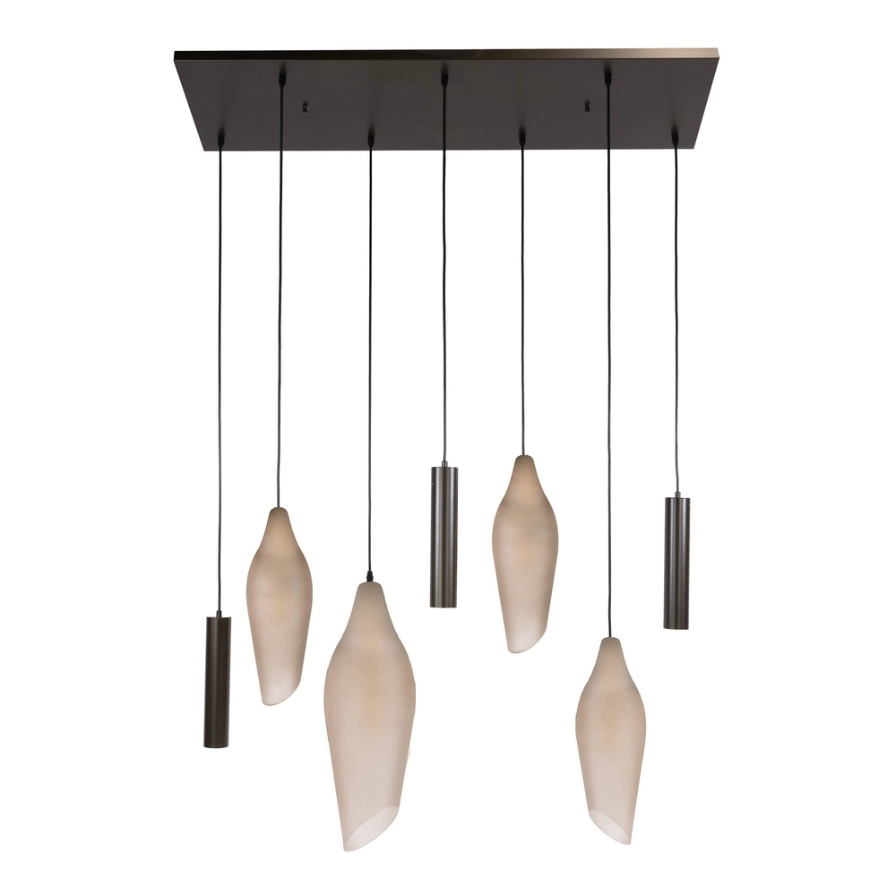 Stijlvolle hanglamp Cocoon met frosted glas Lyora 8716803511934