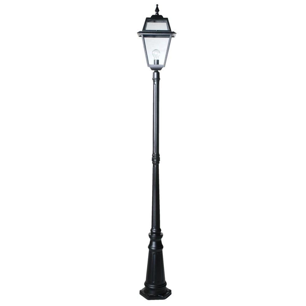 Buitenlantaarn Perla 122cm klassiek zwart