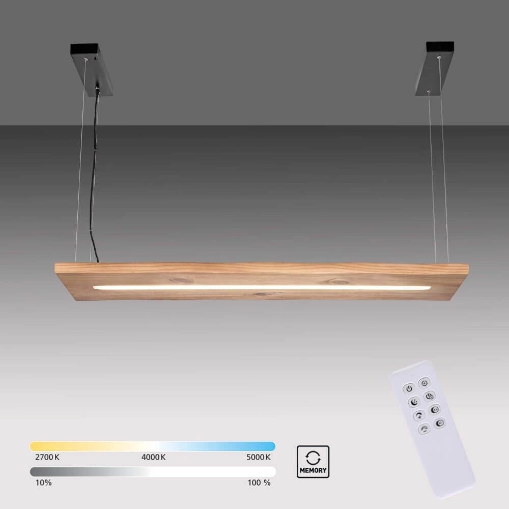 Hanglamp Palma hout Paul Neuhaus 4012248358924