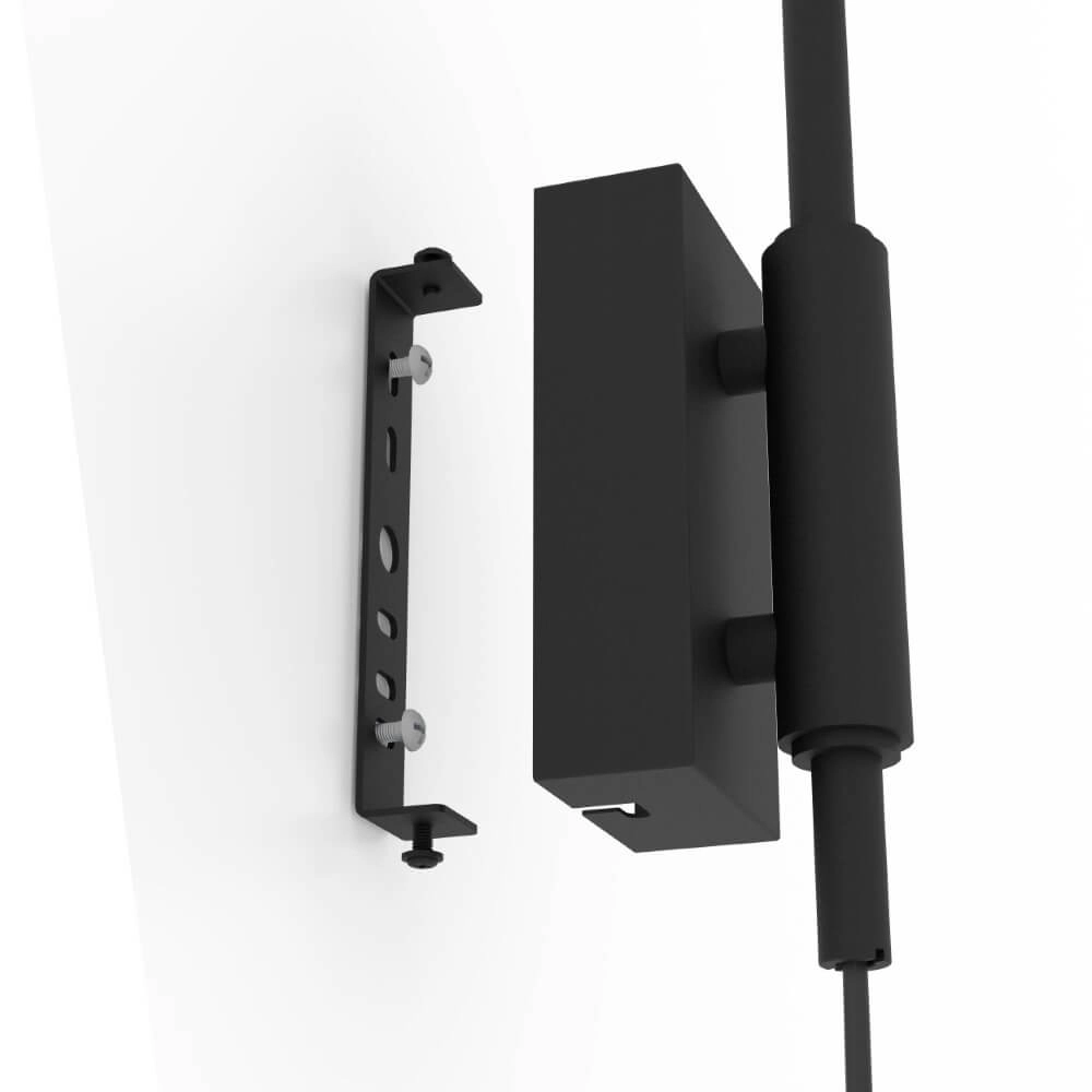 Grijze wandlamp Matlock met zwart Eglo 9002759438432