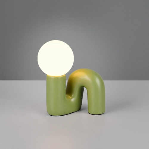 Tafellampje Quinn groen Trio 4017807682281