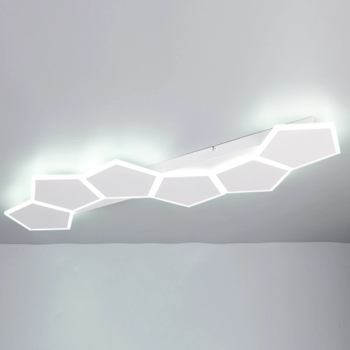 Unieke plafondlamp Zaya M wit Trio 4017807682991