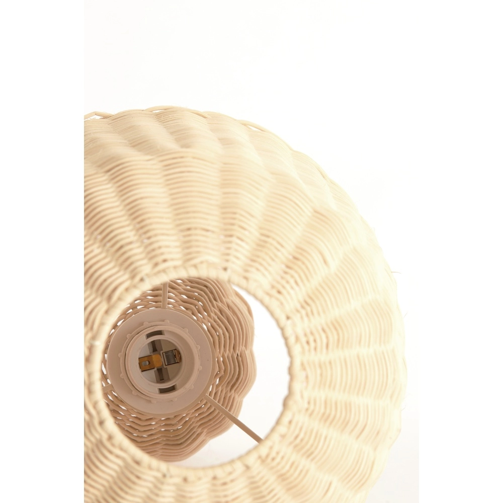 Rotan schemerlamp Mandor Ø 28,5cm - donker rotan Light & Living 8717807820541