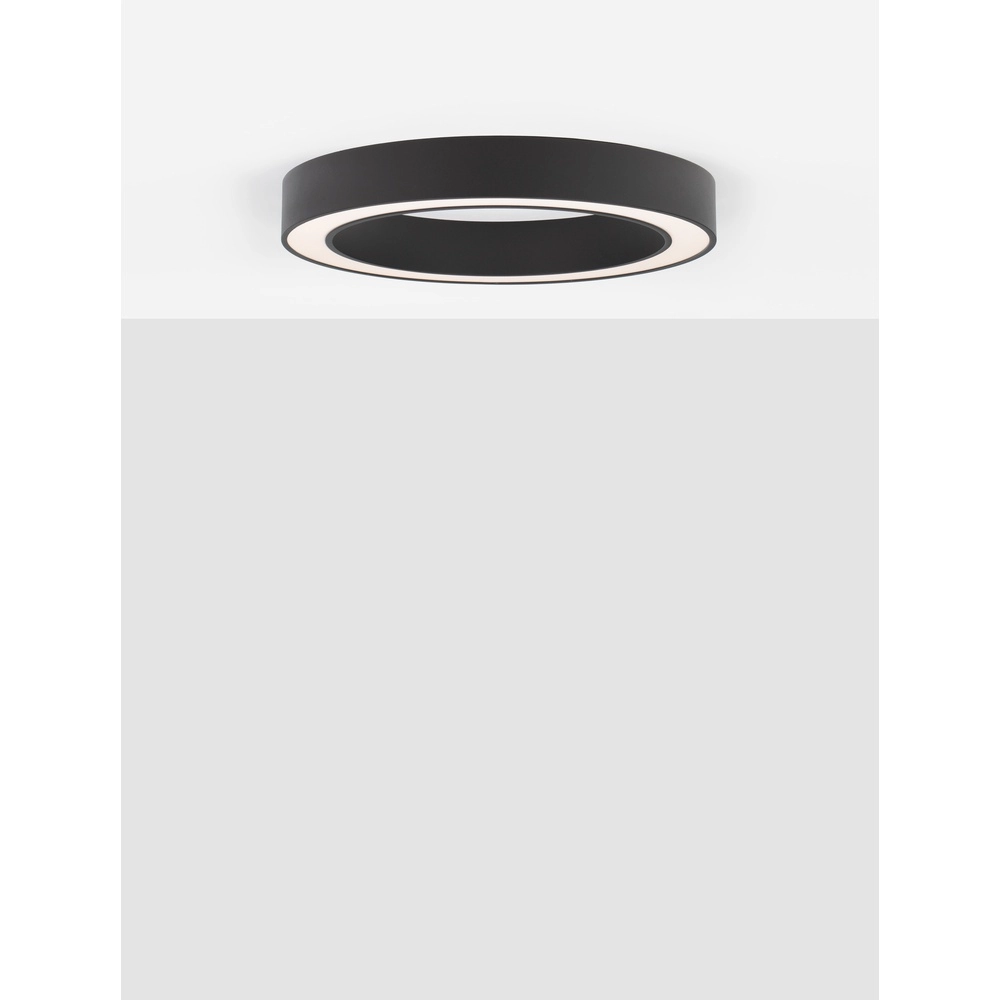 Plafondlamp Morbido zwart Ø 60cm Lyora 5212017438584