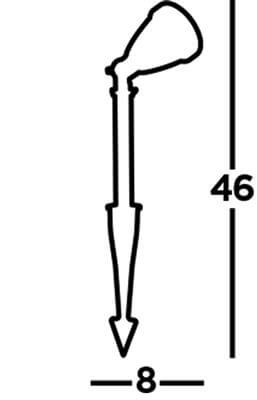 Tuin prikspot Spikey Searchlight 5053423189611