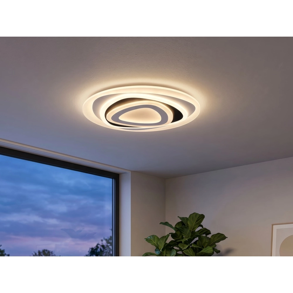 Plafonniere Zilo modern wit