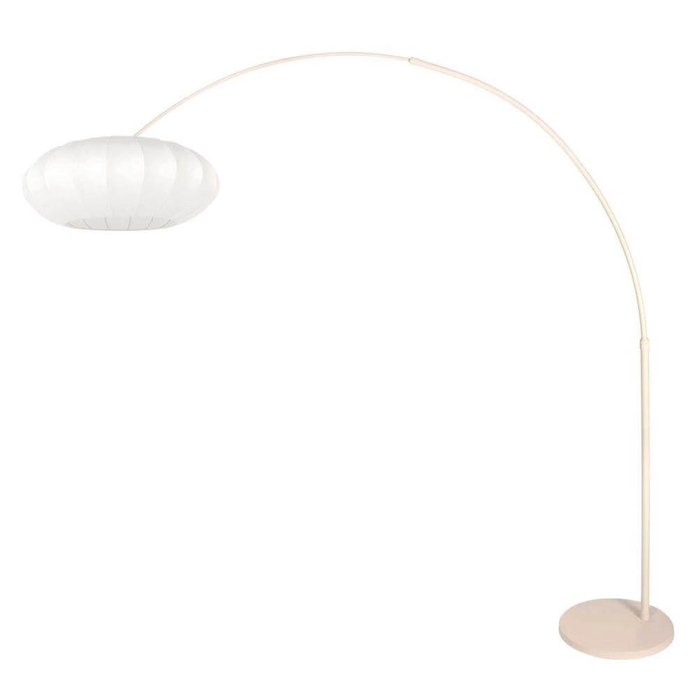 Booglamp Sparkled Light crème met witte kap Ø 60cm Steinhauer 8712746179996