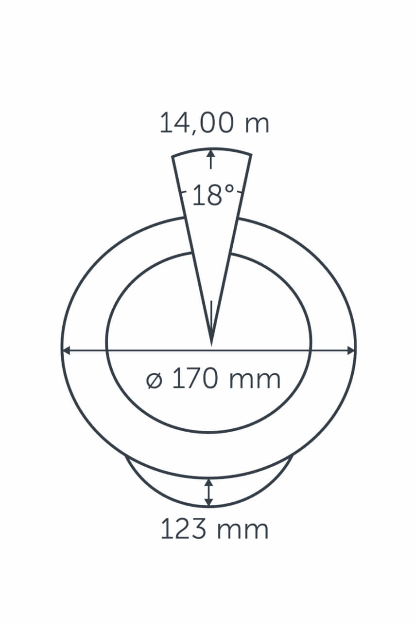 Grondspot Big Nero Narrow 12 volt LED In-lite 8717051004582