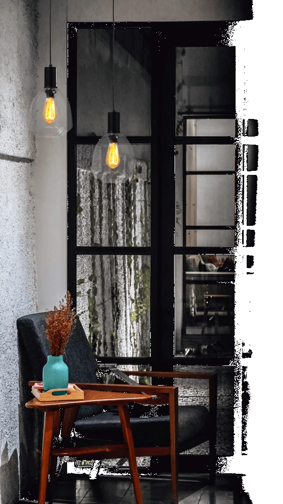 Hanglamp zwart Porto met Nicolette clear glas - Ø 20cm Masterlight 8718121269368