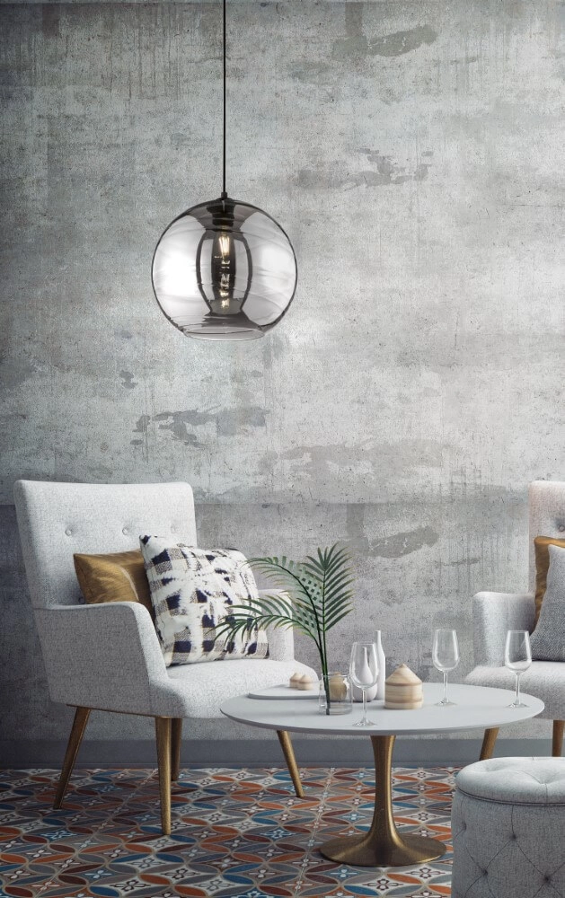 Glazen hanglamp Opie Ø 25cm Fischer & Honsel 4003694606677