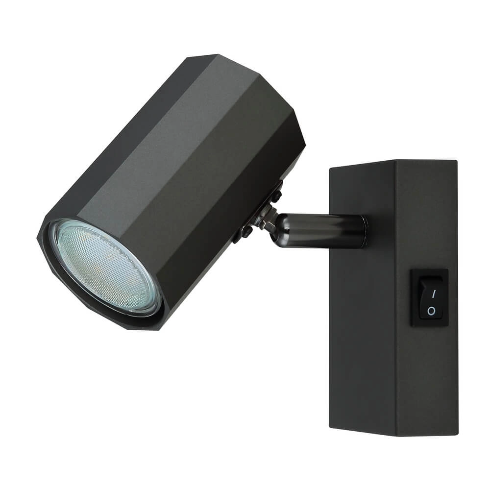 Grijze wandlamp James enkel Globo 9007371456833
