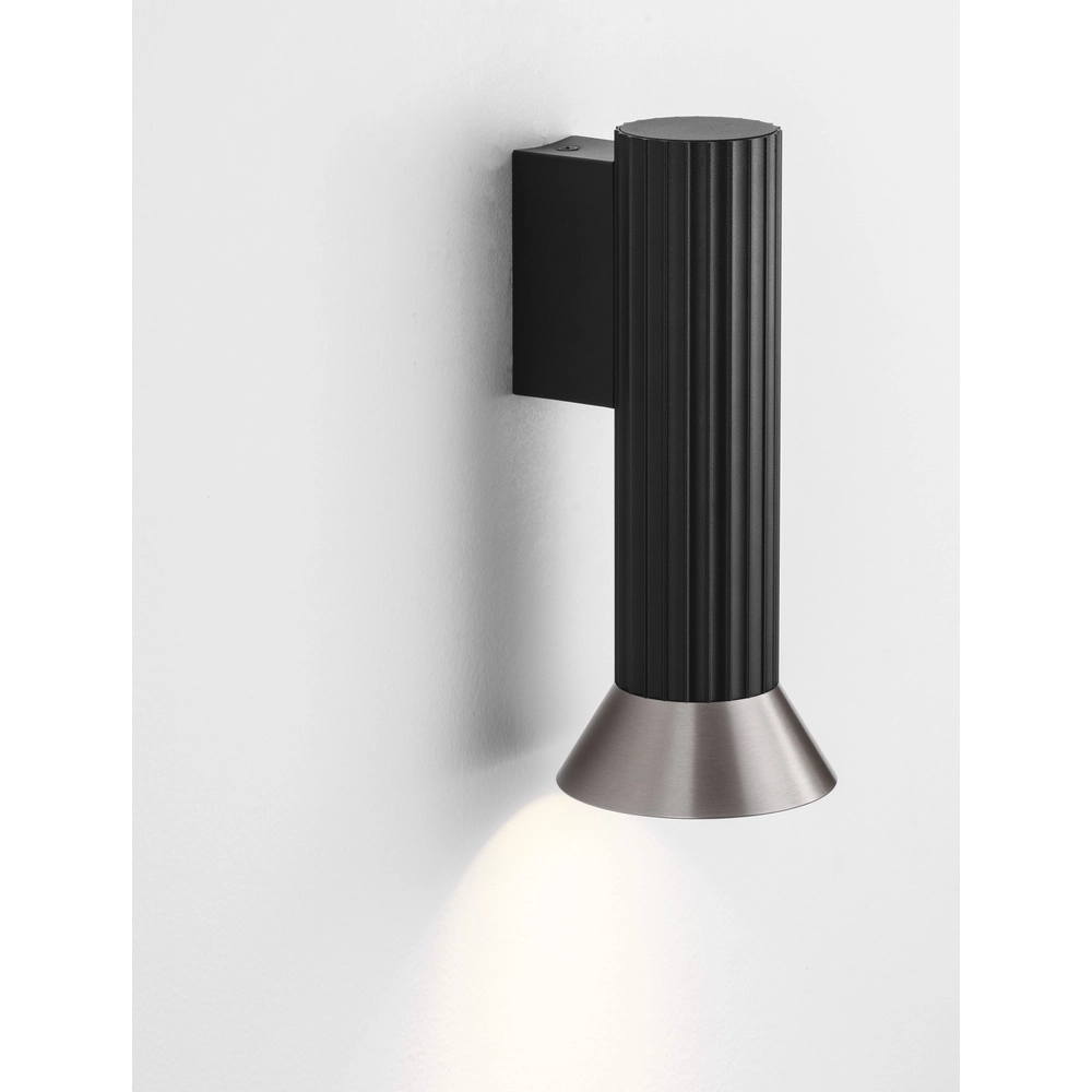 Wandspot Luvia zwart met brons Lyora 5212017475565