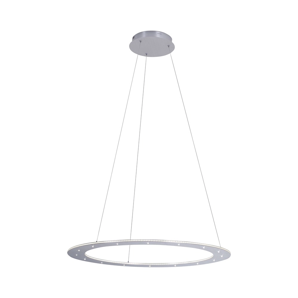 Led hanglamp Pure Cosmo geborsteld metaal - Ø 75cm Paul Neuhaus 4012248350751