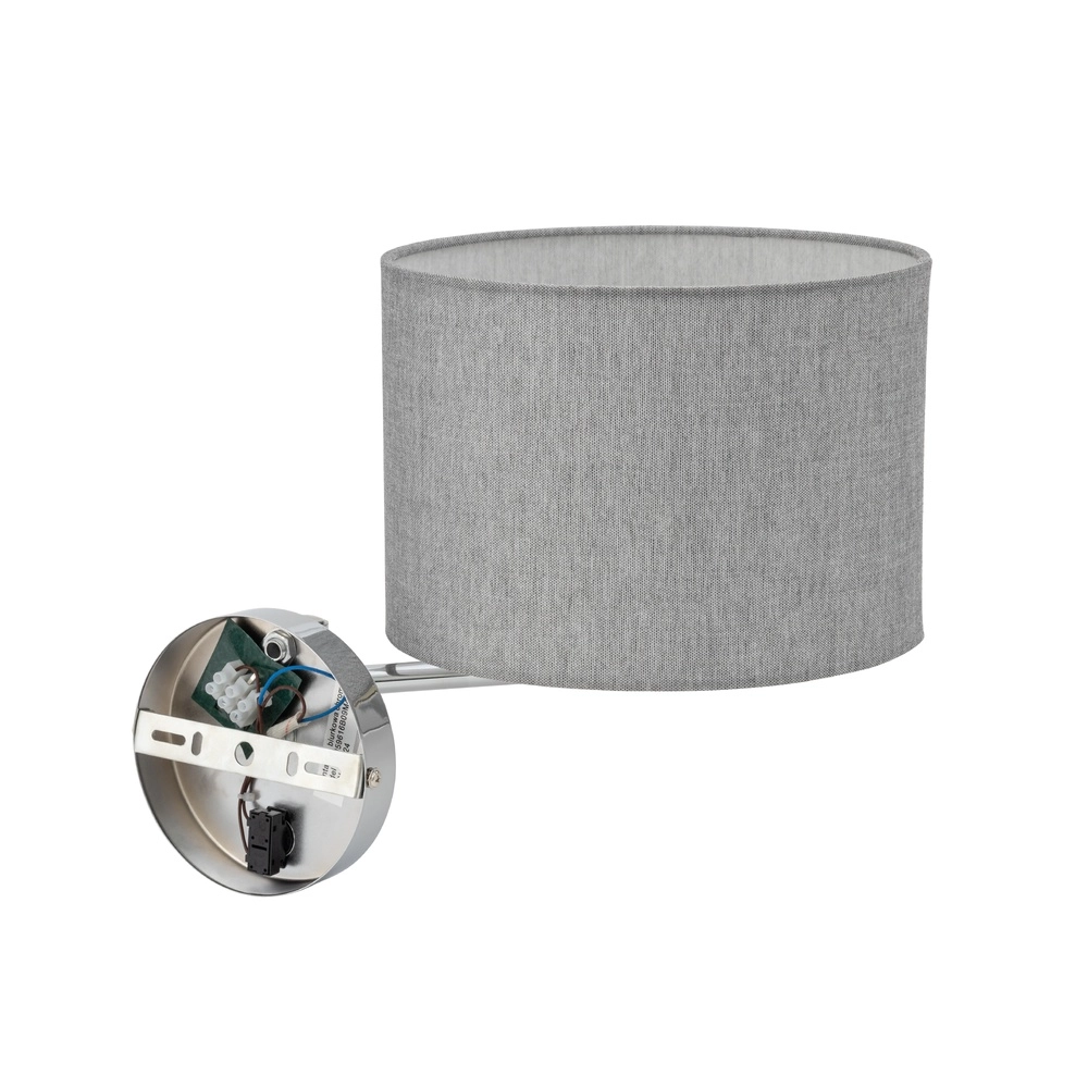 Wandlamp Hotel Mood Ø 24cm grijs Lyora 5903139117883