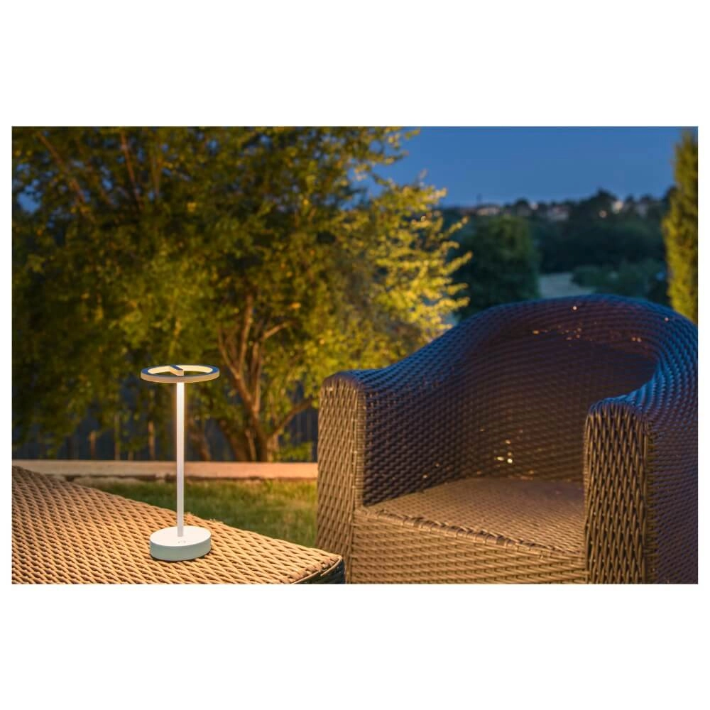 Buiten tafellamp Vinolina One wit - oplaadbaar SLV 4024163276320