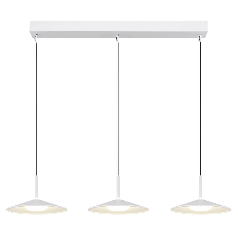 Design hanglamp Lampone 3-lichts wit Globo 9007371474806