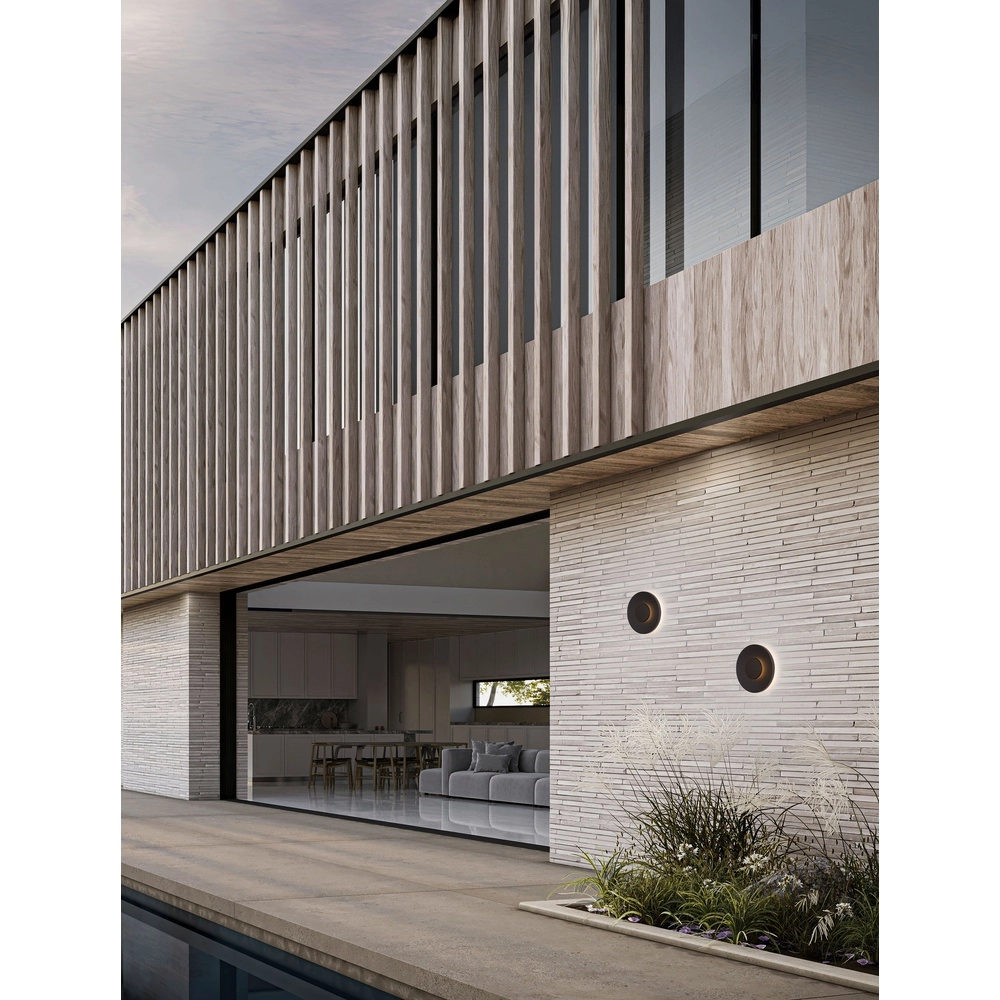 Ronde wandlamp Cico zwart Lyora 5212017478986