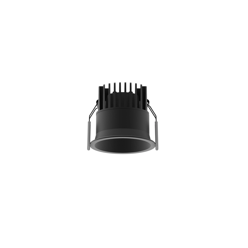 Zwarte inbouwspot Blade Ø 7,8cm Lyora 5212017418548