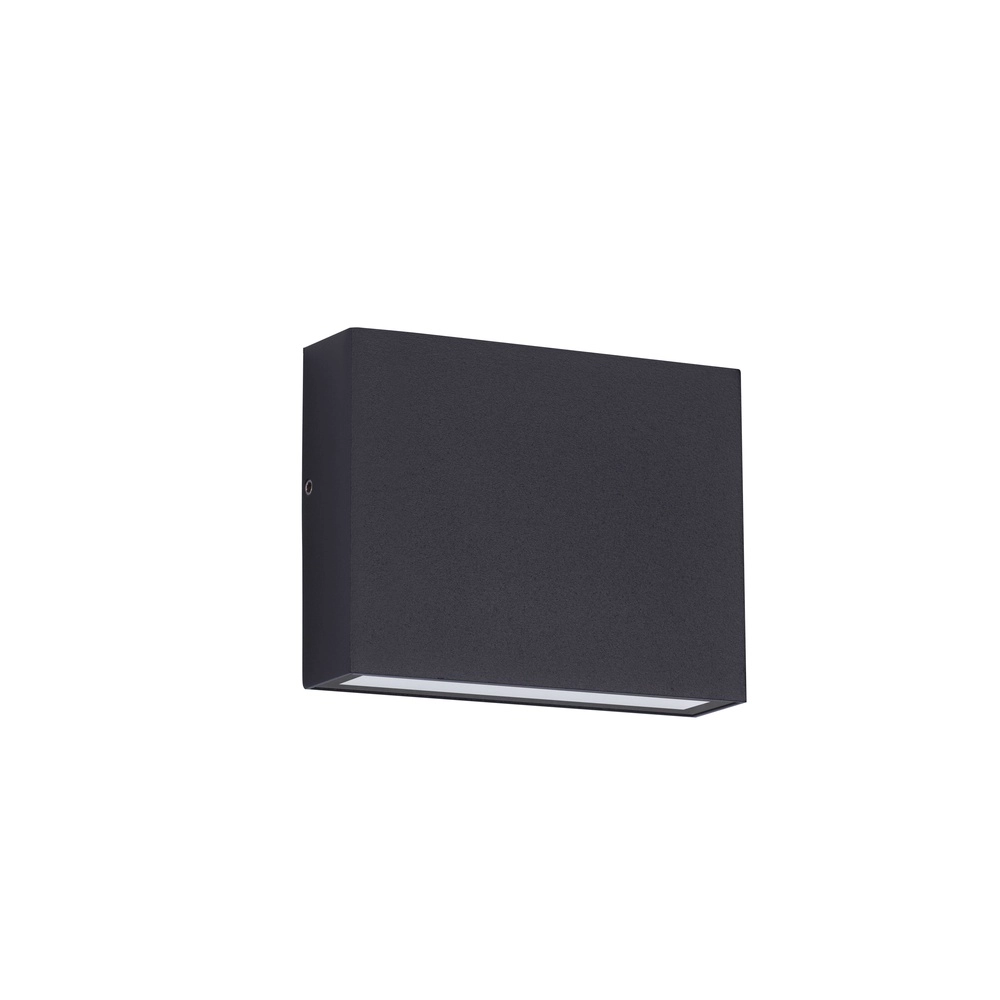 Strakke wandspot Tick downlighter zwart Lyora 5212017453617