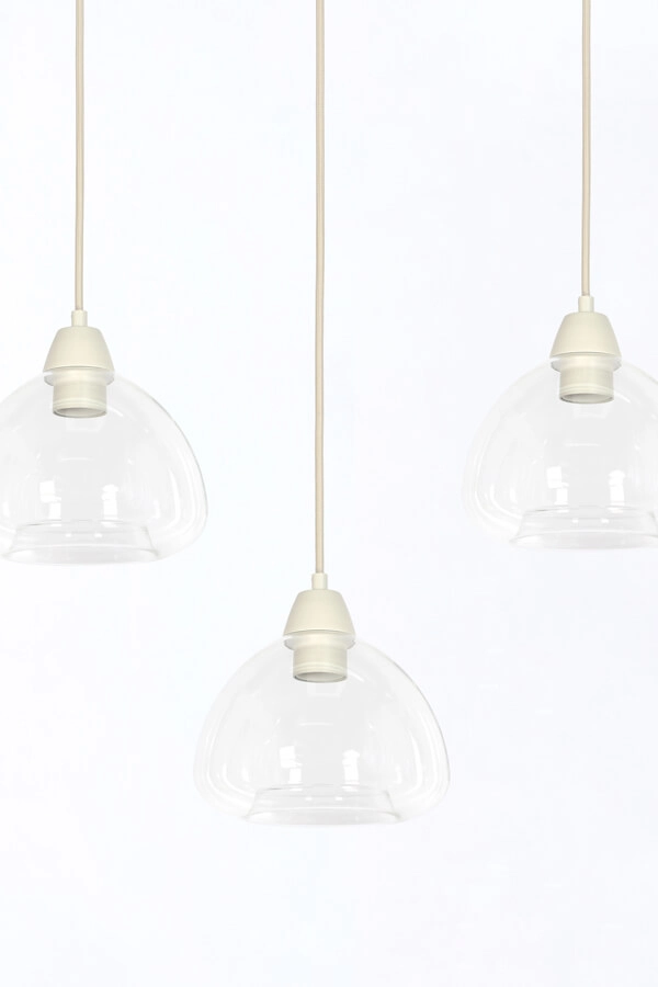 5-lichts hanglamp Bisho crème design 1040cm Light & Living 8717807743321
