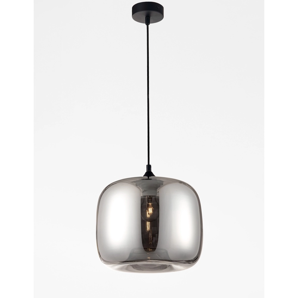 Hanglamp Savaz chroom glas Ø 28 x 23cm