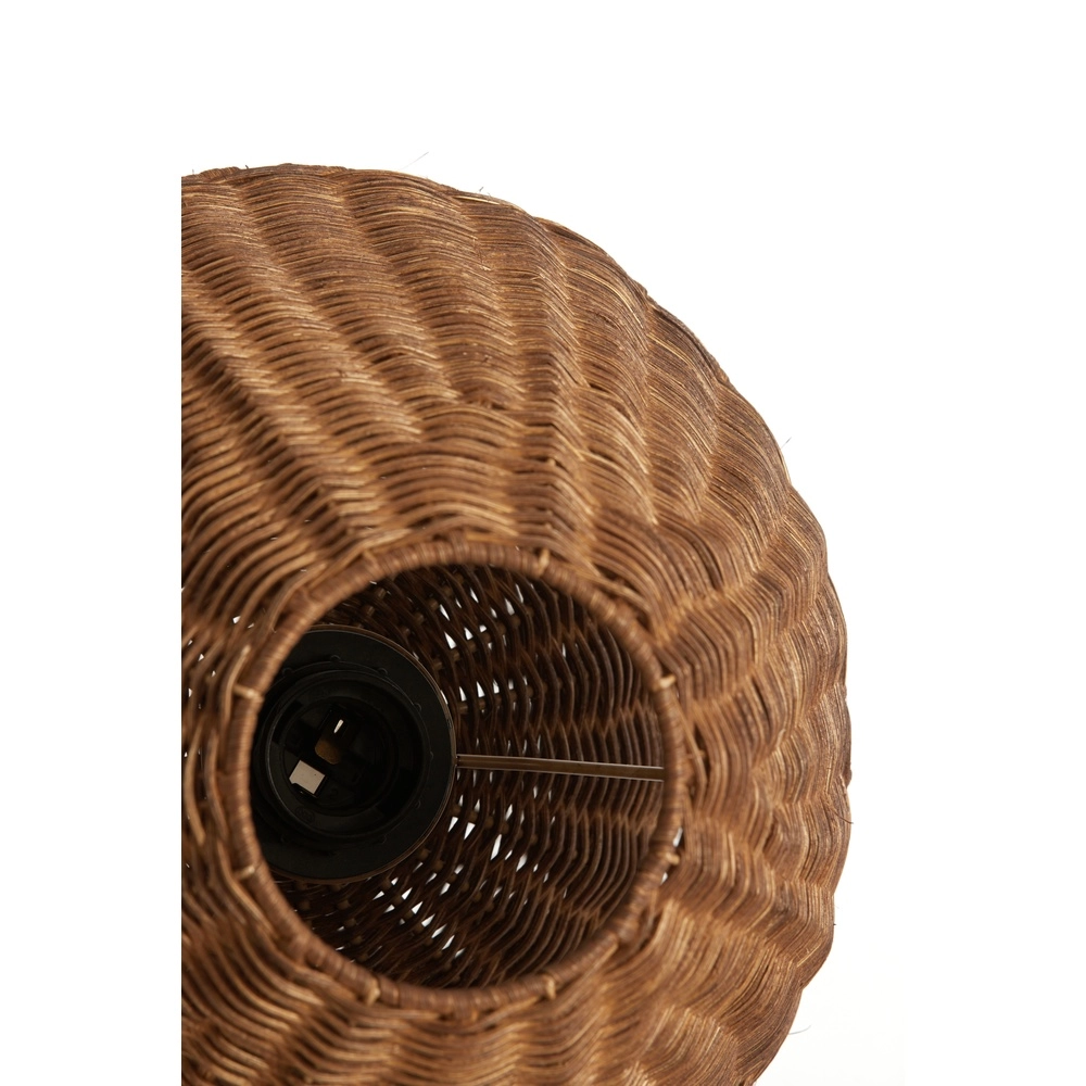 Rotan schemerlamp Mavon Ø 27,5cm - donker rotan Light & Living 8717807820510