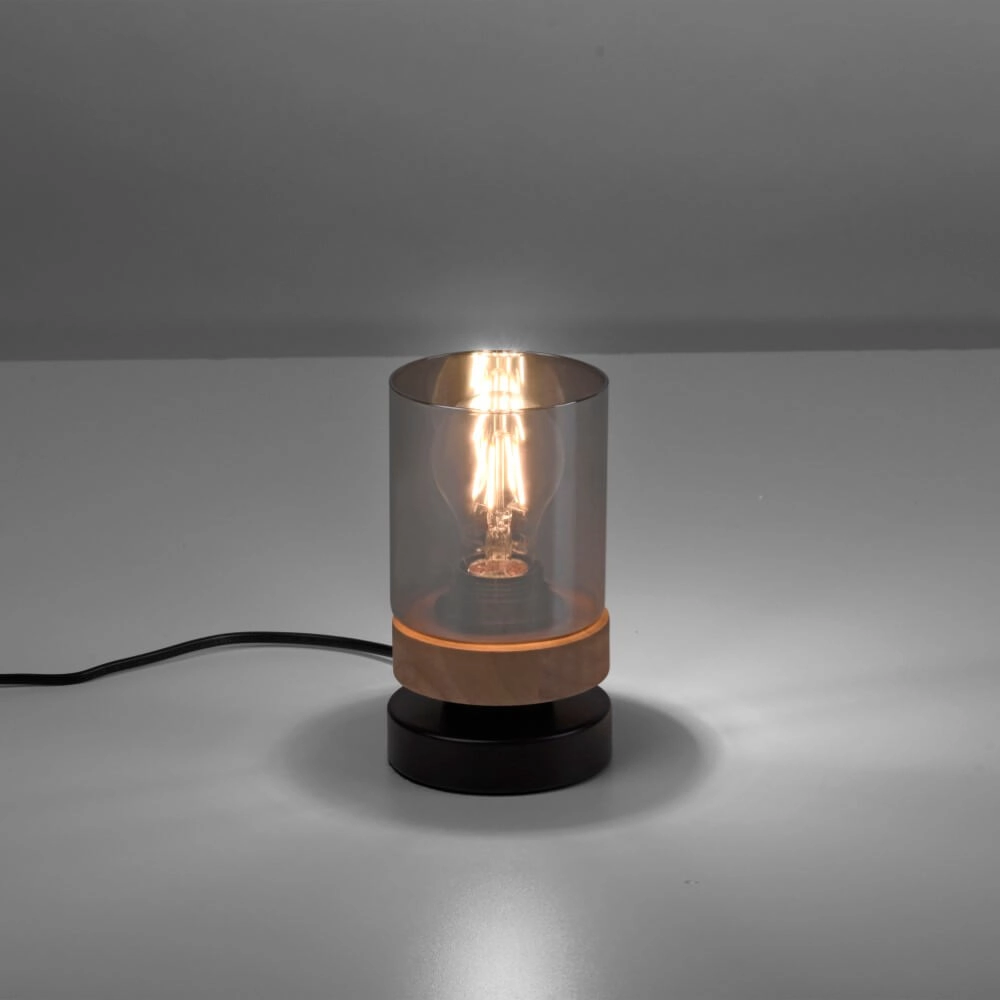 Tafellamp Pasqual zwart Just Light 4043689986087