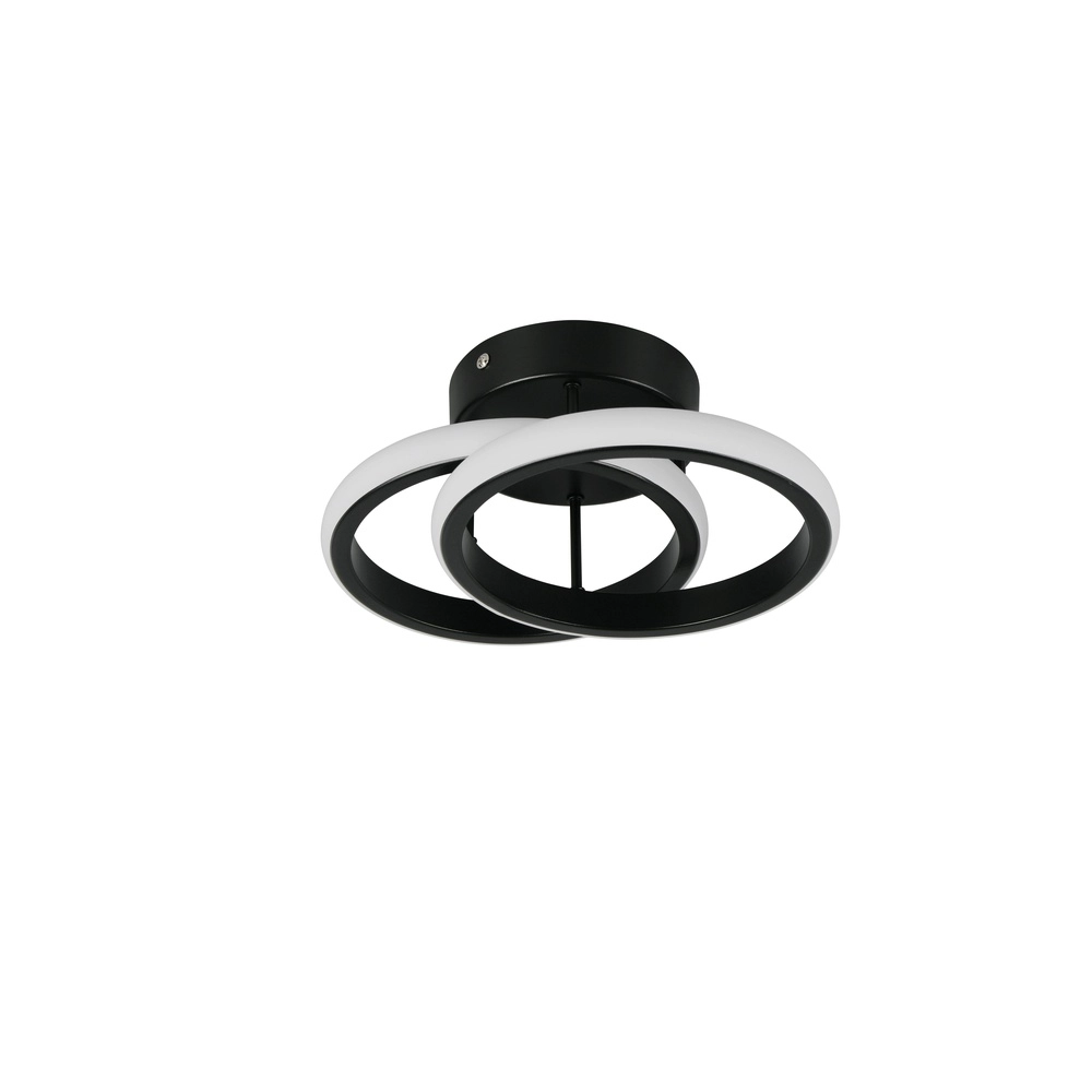 Zwarte plafondlamp Kasia  rond design Trio 4017807653823