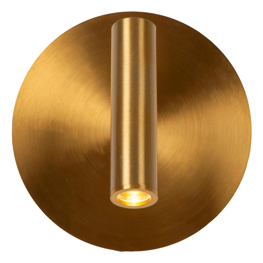 Magnetisch wandlampje Jolijn oplaadbaar goud bedlampje Lucide 5411212771346