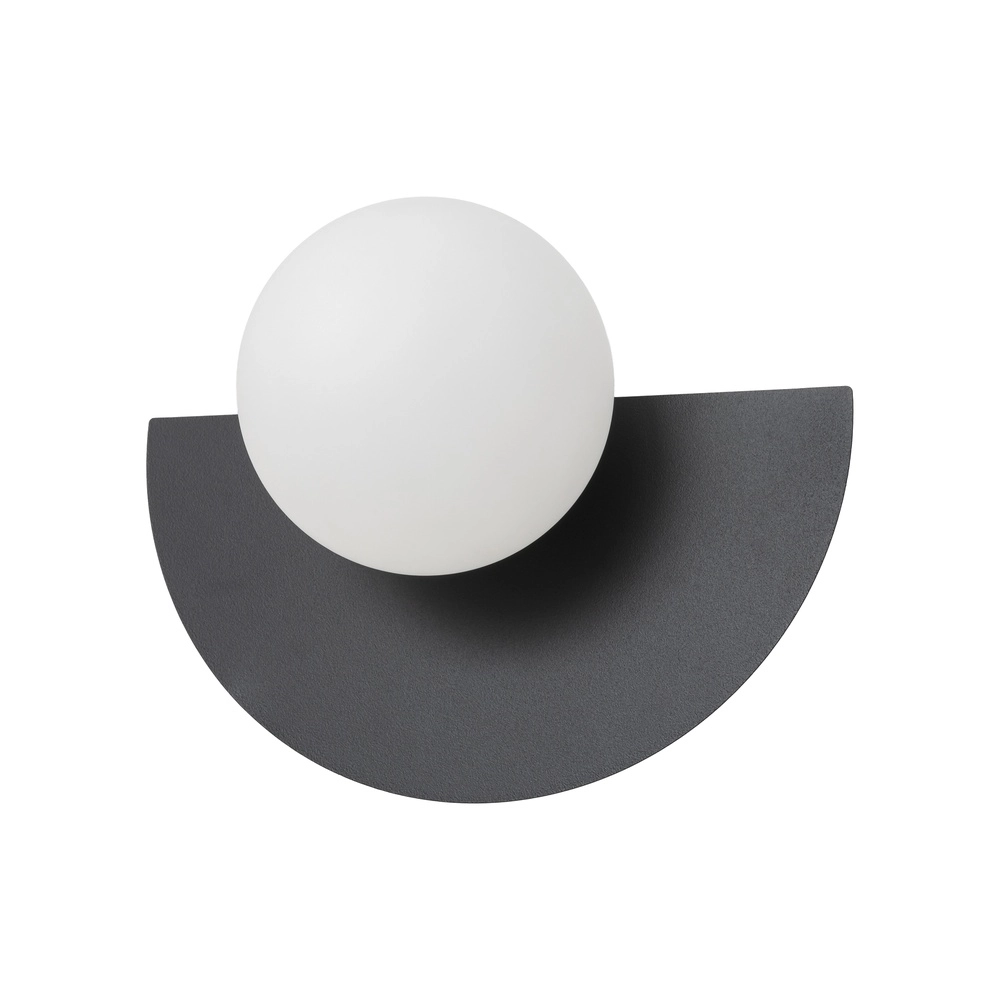 Wandlamp half Saturn zwart Lyora 5903139125963