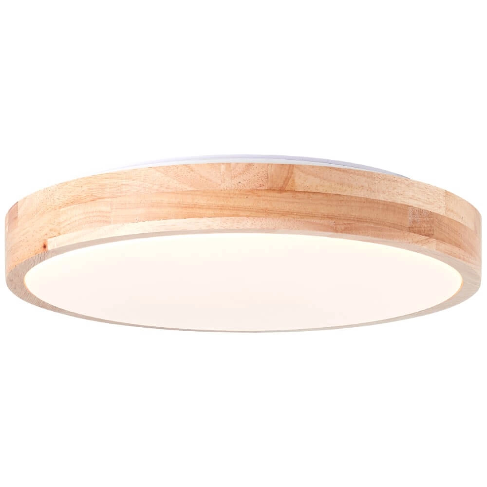 Plafondlamp Slimline 34cm houtbruin