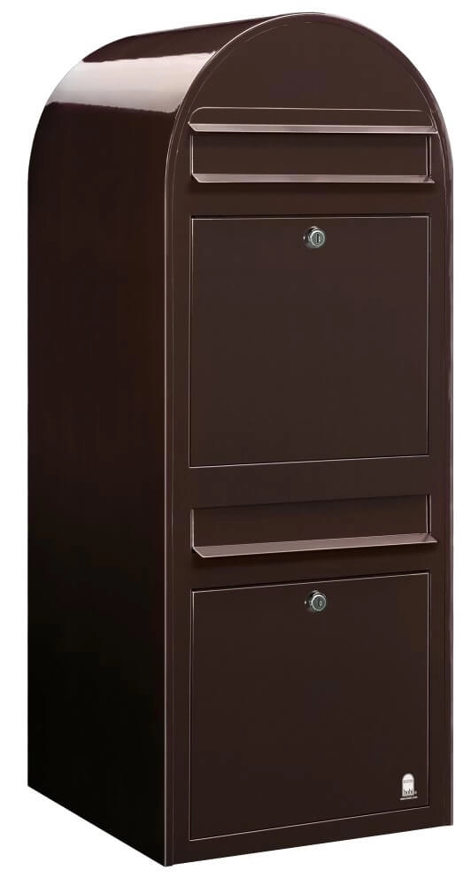 Brievenbus Duo 8017 Donkerbruin Brievenbus Duo 8017 Donkerbruin