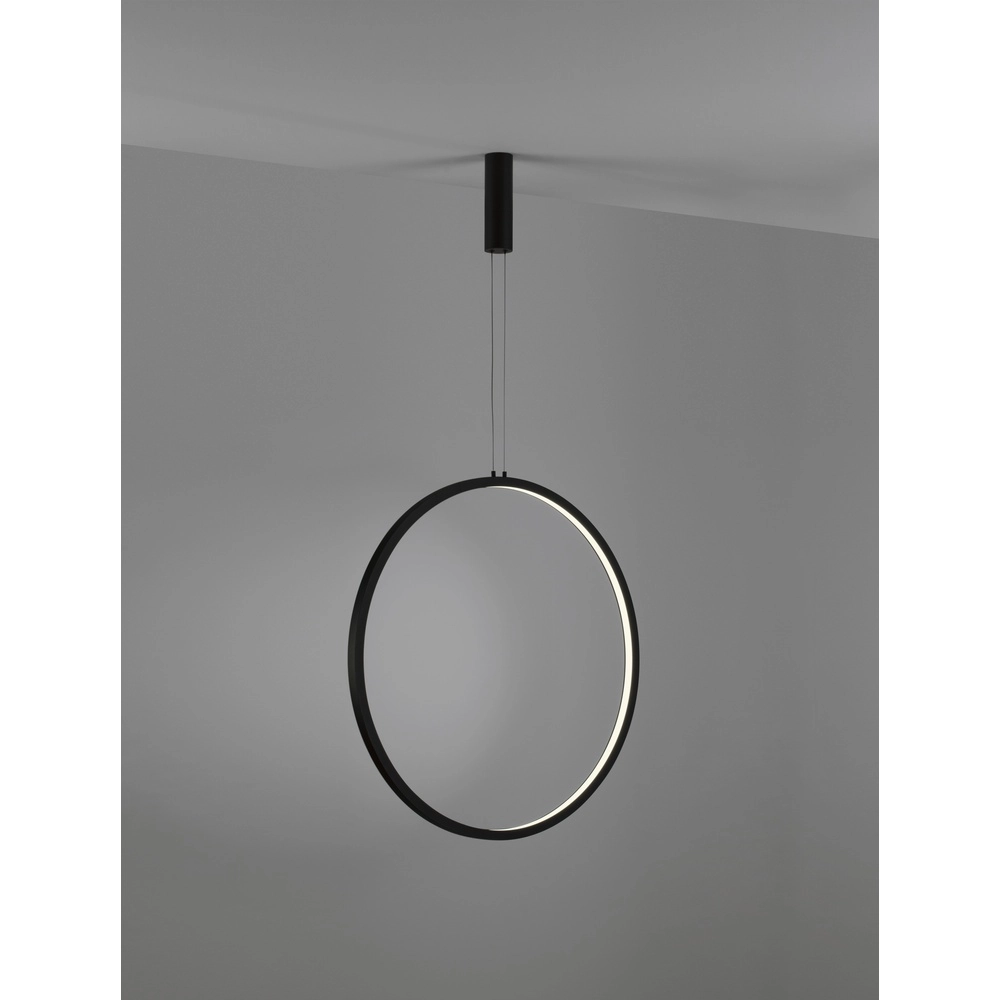 Ronde hanglamp Change Ø 80,7cm zwart