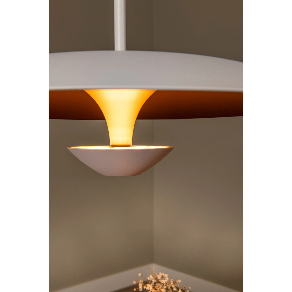 Design hanglamp Kenneth wit Ø 40cm Premium by Lucide 5411212410474