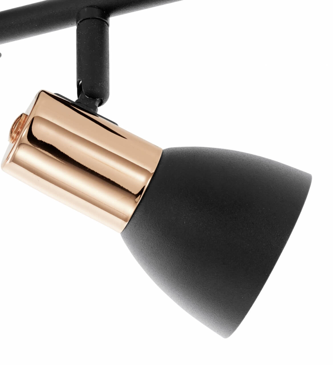 Led plafondspot Barnham led 2-lichts zwart met koper Eglo 9002759945855