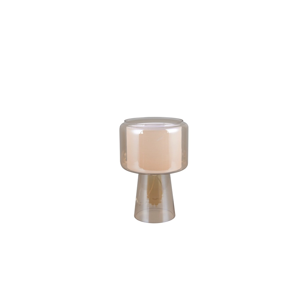 Design tafellamp Rocka amber glas Trio 4017807662719
