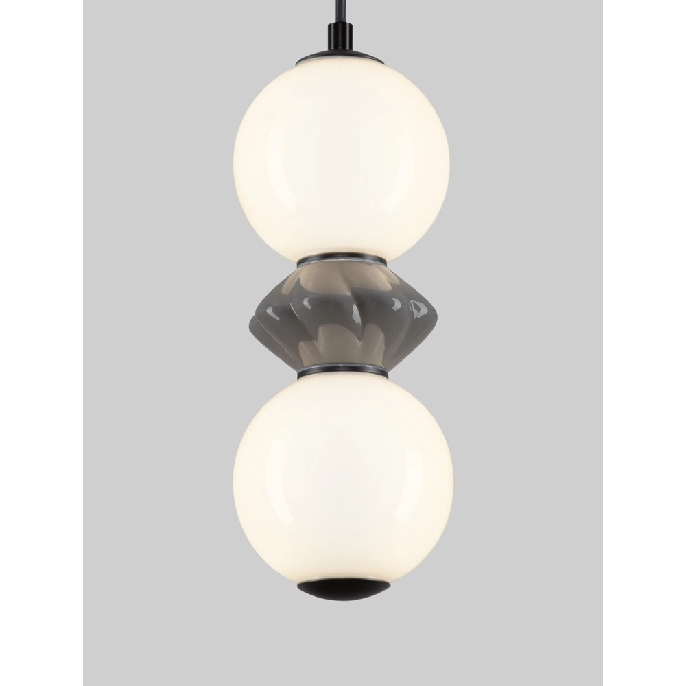 Hanglamp Pallina wit - grijs Lyora 5212017483980