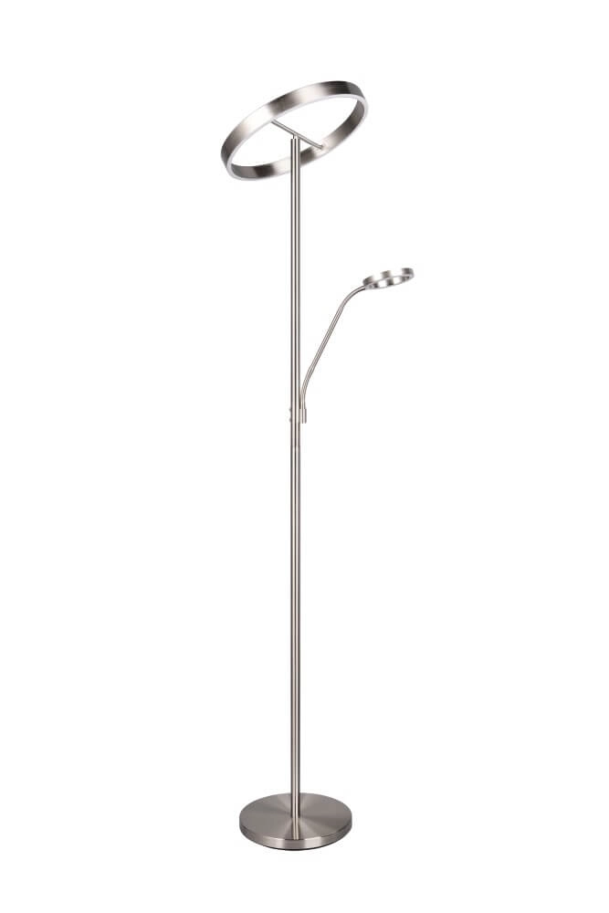 Design leeslamp Willis RVS - 180cm Trio 4017807618129