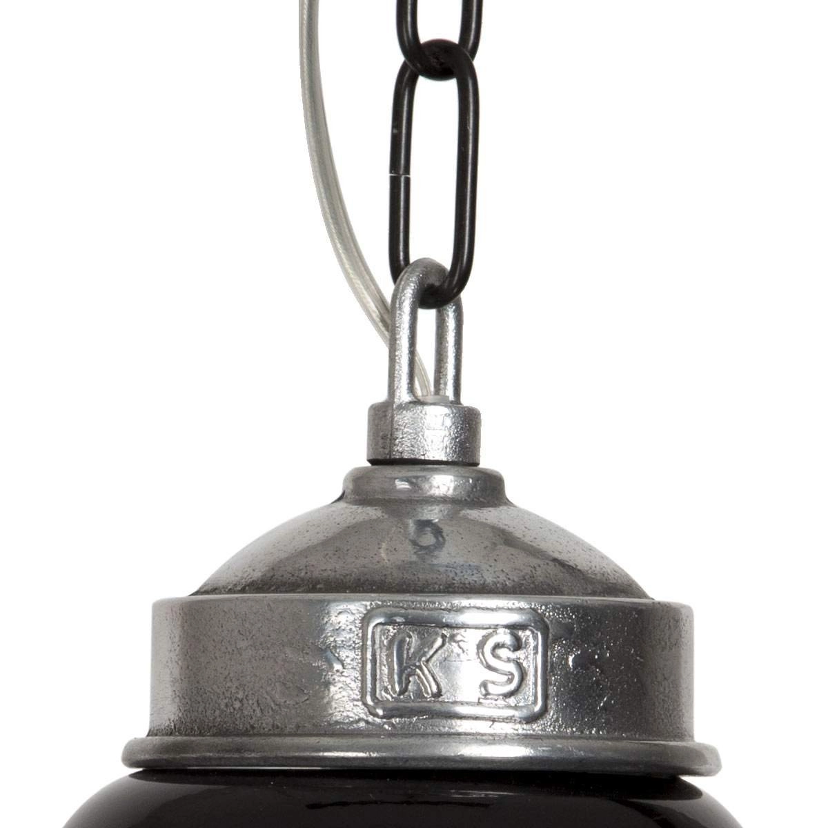 Buiten hanglamp Porto Fino Zwart met oudgrijs KS Verlichting 8714732657006