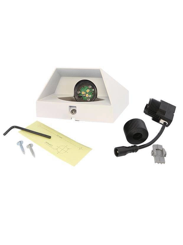 Opbouwspot Wedge White 12 volt LED In-lite 8717051003707