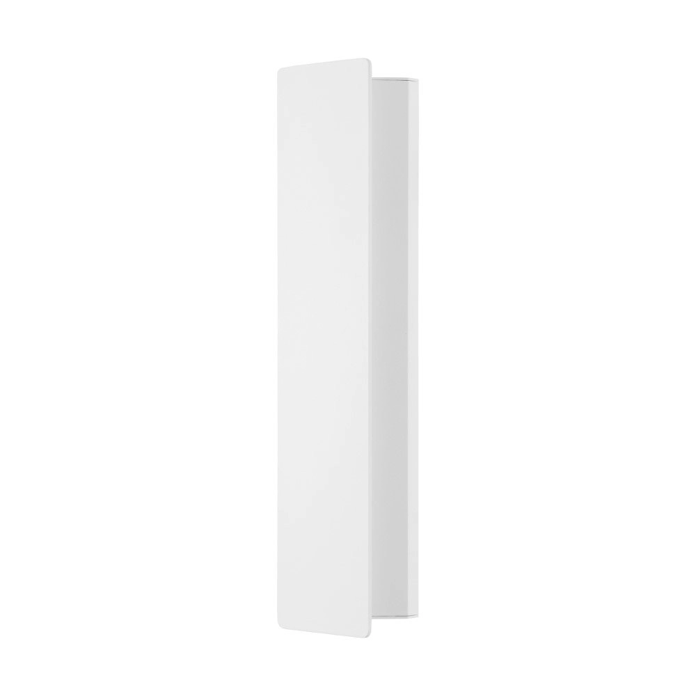 Strakke wandlamp Zubialde 36cm wit