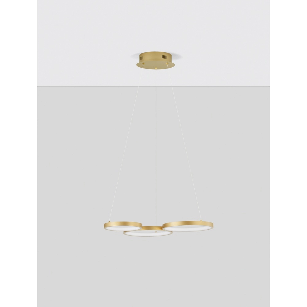 Moderne hanglamp Magnus goud 55cm Lyora 5212017433176