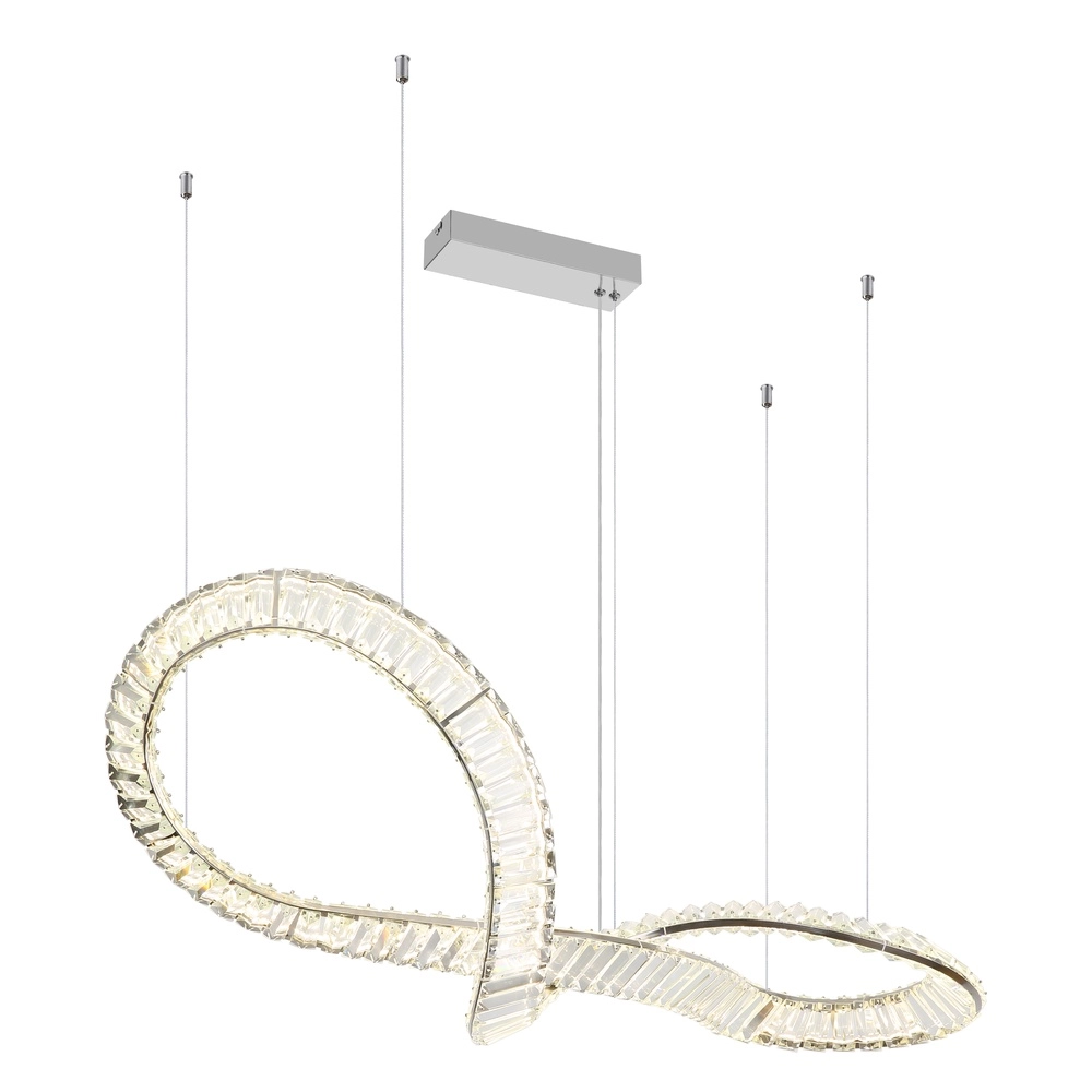 Design hanglamp Neil uniek chroom