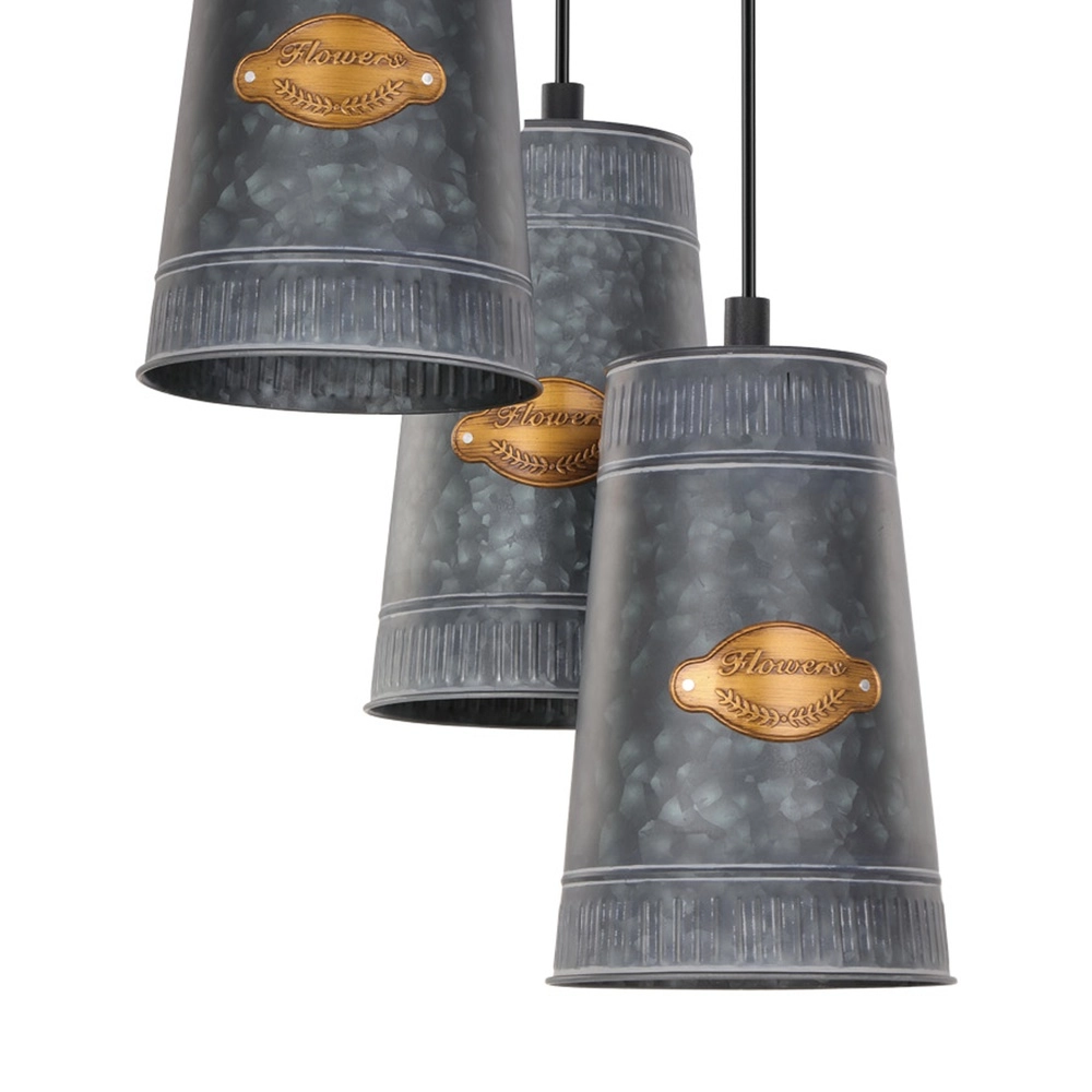 3-lichts hanglamp Honeybourne zwart Eglo 9002759431082
